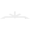 Ekena Millwork Vanguard Architectural Grade PVC Gable Bracket, 84"W x 21"H x 4"D x 4"F, 6/12 Pitch GBP084X21X0404VAN00 - alternate 3